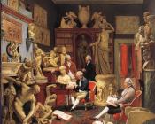 Charles Towneley in his Sculpture Galler - 约翰·佐法尼